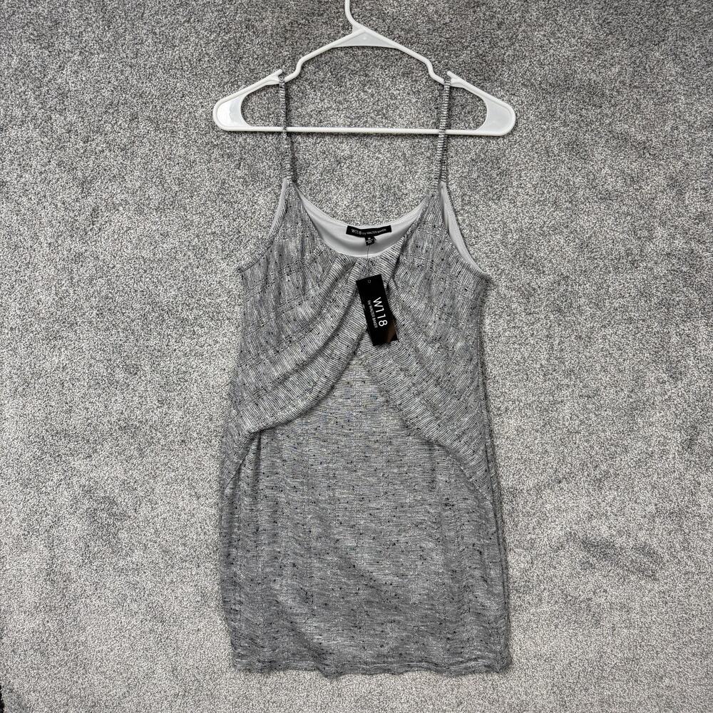 W118 By Walter Baker Tank Dress M Disco Mermaidcore Summer Festival Wear USA